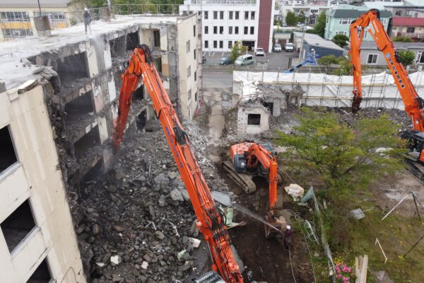 堀川団地解体工事